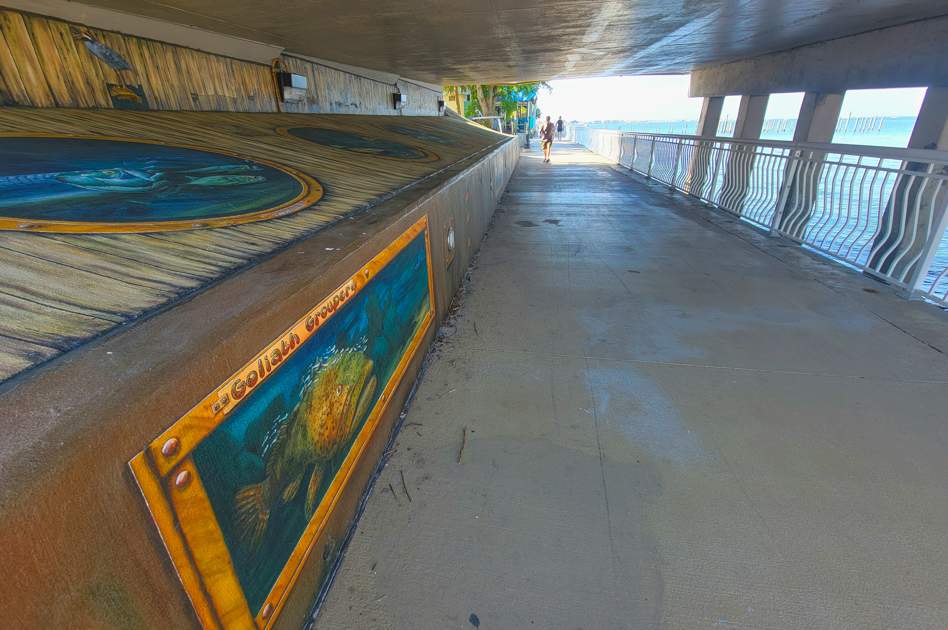 Tails from the Harbor Mural Punta Gorda