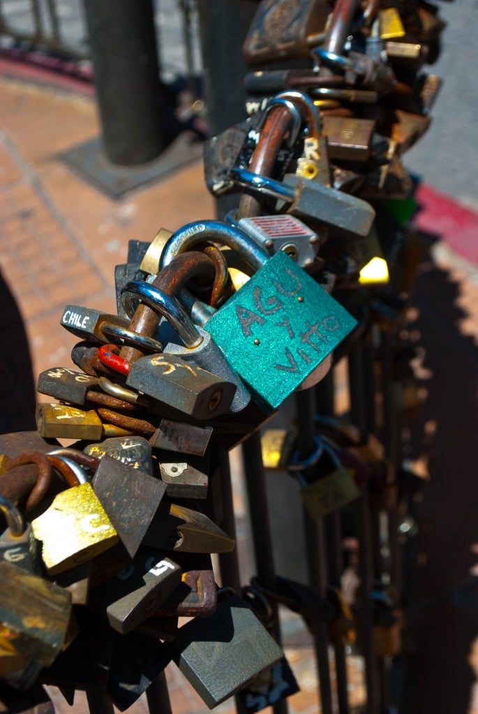 Locks Fountain Montevideo Uruguay