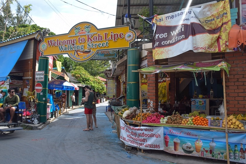 Walking Street Koh Lipe Thailand